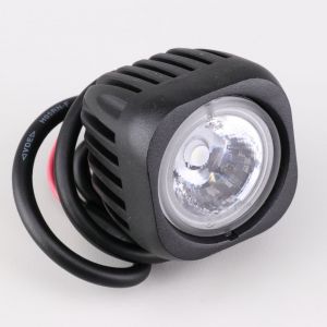 Phare additionnel universel à led carré 53 mm 12/24V 10W Lampa Cyclops Square pivotable noir
