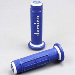 Poignées QUAD Domino A180 bleues et blanches