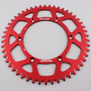 Couronne 50 dents alu 520 Yamaha YZ 125, YZF 250, 450... Supersprox rouge