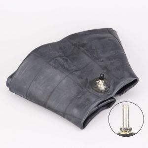 Chambre &agrave; air 10 pouces (25x10-12) valve droite m&eacute;tallique