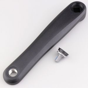 Manivelle droite alu (CK A01) vélo VAE à moteur Bafang M410, M300 170 mm (axe carré)