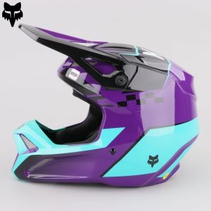 Casque cross Fox Racing V1 Collect violet