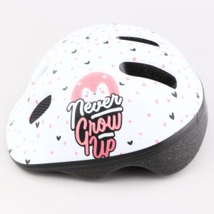 Casque vélo enfant (-3 ans) Polisport Hoggy blanc et rose