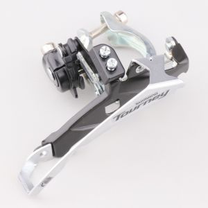 D&eacute;railleur avant Shimano Tourney FD-TY601-L6 3x6/7/8 vitesses (fixation par collier)
