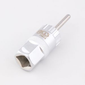 Douille de cl&eacute; de d&eacute;monte cassette, disque de frein Centerlock v&eacute;lo BGS (avec guide) (compatible Shimano)