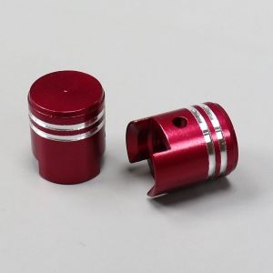 Bouchons de valves TNT Tuning Piston rouges