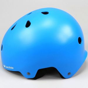 Casque vélo enfant CooLRide bleu mat