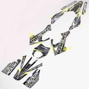 Kit déco Rieju MRT 50 (depuis 2022), MRT 125 (depuis 2021) Gencod Evo II jaune fluo