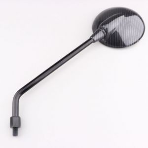 Rétroviseur rond réversible Ø10 mm CIF carbone