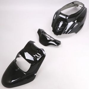 Kit car&eacute;nages MBK Booster, Yamaha Bw's (depuis 2004) Fifty noir brillant