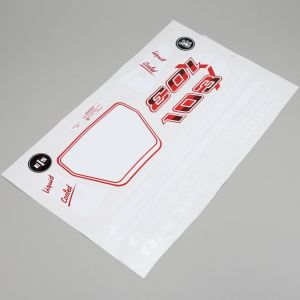 Kit déco Peugeot 103 RCX Racing LC phase 1 rouge