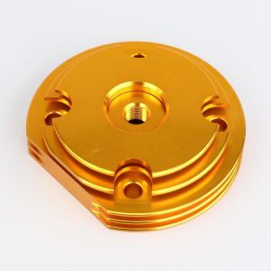 Culasse racing alu pocket bike, pocket quad dor&eacute;e