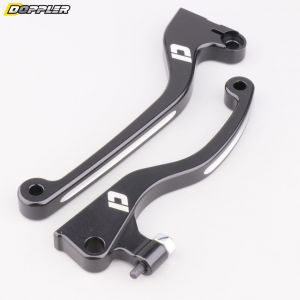 Leviers de frein avant et d'embrayage Sherco SM-R, Vent Derapage... Doppler noirs