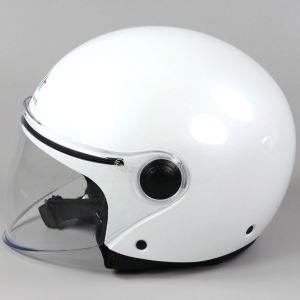Casque jet MT Helmets Street S Solid A0 blanc