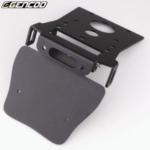 Bavette support de plaque Derbi Senda, Gilera SMT... (depuis 2011) Gencod noire