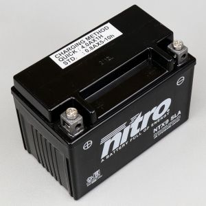 Batterie Nitro NTX9 12V 8Ah gel Piaggio Zip, Sym Orbit, Xmax, Burgman...