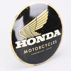 Plaque décorative ronde Honda Ø35 cm