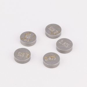 Pastilles de soupapes calibrées Ø10 mm 2.875 mm KTM 690 Duke, Husqvarna 701, Beta RR 350, 480... ProX (lot de 5)