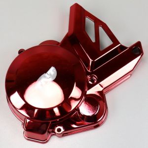 Cache allumage Derbi Euro 3 et 4 TNT Tuning rouge chrom&eacute;