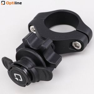 Support guidon Ø22-32 mm pour coque de téléphone vélo, trottinette, scooter, moto...Optiline Titan Donut