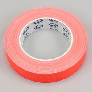 Rouleau adh&eacute;sif HPX orange fluo 25 mm x 25 m