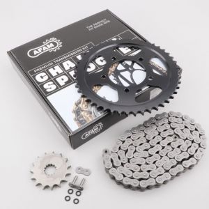 Kit cha&icirc;ne 15/47 Suzuki GSF 600 Bandit (2000 - 2004) Afam (d&eacute;multiplication origine)
