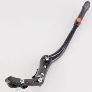 B&eacute;quille lat&eacute;rale v&eacute;lo 24 &agrave; 28 pouces alu r&eacute;glable PNA noire