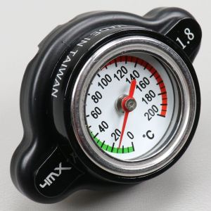 Bouchon de radiateur thermom&egrave;tre MOTOCROSS Sherco, Beta, Gas Gas, KTM, Husqvarna... noir