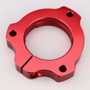 Coquille de roulement 3 trous Ø62 x 30 mm aluminium karting Righetti Ridolfi rouge