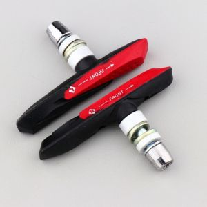 Patins de frein v&eacute;lo V-Brake asym&eacute;triques 74 mm Leoshi (avec filetages)
