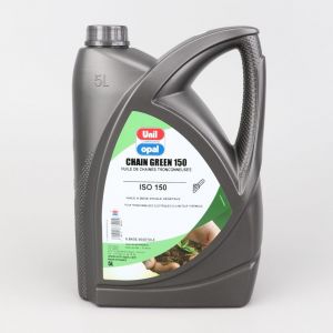 Huile de chaîne de tronçonneuse Unil Opal Chain Green 150 biodégradable 5L