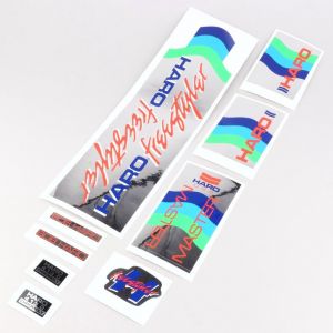Kit déco vélo BMX Haro Freestyler Master 1984 chrome