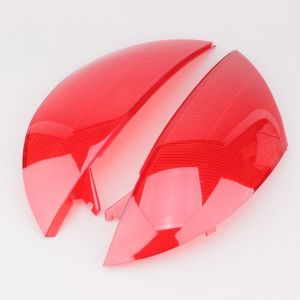 Catadioptres lat&eacute;raux de top case Givi E370 rouges fonds blancs