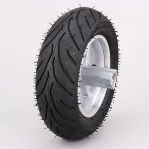 Roue arri&egrave;re (110/50-6.5) pocket bike grise