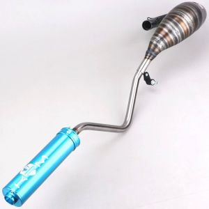 Pot d'échappement Beta RR 50 (depuis 2011) KRM Pro Ride Supermotard 80/90cc silencieux full turquoise