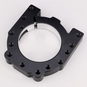 Coquille de roulement 4 trous Ø80 x 40-50 mm aluminium karting Righetti Ridolfi noire