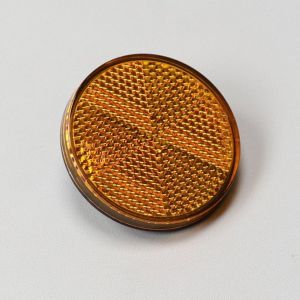 Catadioptre rond Ø55 mm orange (à clipser) Peugeot Kisbee, TNT Motor...