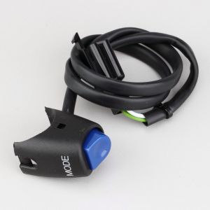 Bouton mode de compteur Domino noir (bouton poussoir bleu)