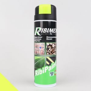 Peinture de marquage Ribimex jaune fluo 500ml