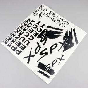 Kit d&eacute;co Peugeot 103 SPX noir V1
