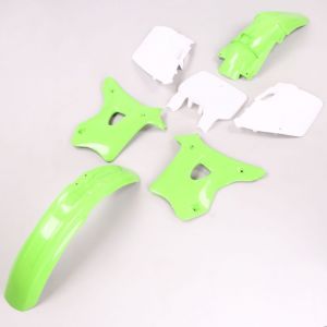 Kit plastiques Kawasaki KX 125, 250 (1994 - 1998) Ahdes vert et blanc