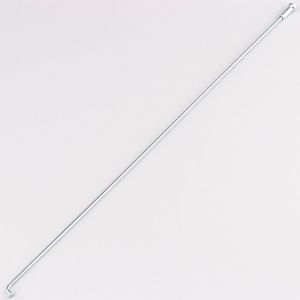 Rayon de roue v&eacute;lo 2x260 mm gris avec &eacute;crou