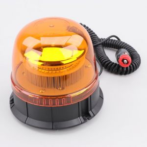 Gyrophare &agrave; leds Sodiflash magn&eacute;tique orange (branchement DIN allume-cigare)