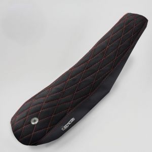 Housse de selle Fantic 50M, 50E, XM, XE 50 (depuis 2017) Gencod Evo II rouge (simili Alcantara)