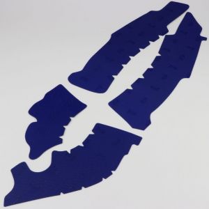 Protections de cadre Yamaha YZF 450 (2010 - 2013) Vibram bleues