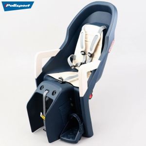 Porte-bébé Polisport Guppy Maxi plus CFS bleu (fixation sur le porte bagages)