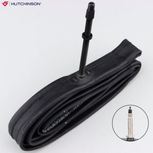 Chambre &agrave; air v&eacute;lo 700x25/30C (25/30-622) valve noire Presta FV 80 mm Hutchinson