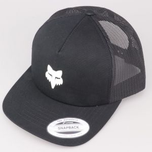 Casquette Fox Racing Trucker noire