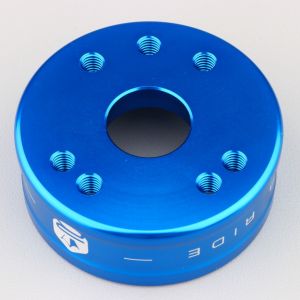 Embase de silencieux KRM Pro Ride 70/90cc bleue