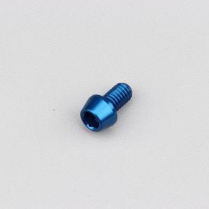 Vis 6x10 mm t&ecirc;te conique Evotech bleue (&agrave; l'unit&eacute;)